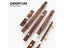 Dooroom Walnut Brass Furniture Handles Long Modern Pulls Cupboard Wardrobe Carousel 7