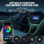 Car RGB Ambient LED Light Strip USB Fiber Optic Atmosphere Neon Invisible Light Carousel 5
