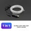 Car RGB Ambient LED Light Strip USB Fiber Optic Atmosphere Neon Invisible Light Carousel 1