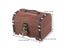 Treasure Chest With Lock Vintage Treasure Storage Box Piggy Bank Organizer Carousel 6