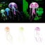Floating Jelly Fish Glowing Effect Aquarium Tank Ornament Decor Fake Jelly Fish Carousel 4