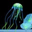 Floating Jelly Fish Glowing Effect Aquarium Tank Ornament Decor Fake Jelly Fish Carousel 7