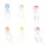 Floating Jelly Fish Glowing Effect Aquarium Tank Ornament Decor Fake Jelly Fish Carousel 8