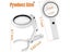 Foldable 11x 5x Magnifying Glass With Light For Seniors Reading Carousel 6