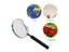 Mini 10X Handheld Magnifying Glass 50mm Jewelry Reading Magnifying Glass Loupe Carousel 3