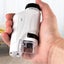 Microscope 60-120x Lab Handheld Microscope Battery Powered Microscope With LED Carousel 7