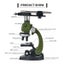 Kids Microscope Set 100X-400X-1200X For Science Education Exploration Carousel 7
