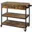 3-Tier Rolling Microwave Cart Kitchen Island Carousel 3