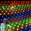 NNETM Radiant Nightfall: 192 LED Solar Lights on Transparent Wire Carousel 5