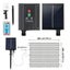NNETM Radiant Nightfall: 192 LED Solar Lights on Transparent Wire Carousel 7
