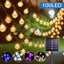 Enhance Your Space with 1 Pack 100 LED Solar String Lights | Waterproof, 8 Li... Carousel 4
