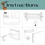 NNETM Chic Hanging Book Shelf: Elevate Your Book Display Carousel 5