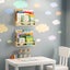 NNETM Chic Hanging Book Shelf: Elevate Your Book Display Carousel 6