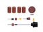 Rotary Tools 102pcs 120 Sanding Bands Set With 6.35mm Mandrels Nail Electric Carousel 4