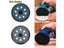 125mm 5 Inch Sander Pad 8-Holes 3/4 Nails Backing Sanding Disc Pad Hook Loop Carousel 3