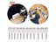 5/10Pc Wool Felt Mounted Polishing Ing Pad 3-20mm Abrasive Burr Drill Bit For Carousel 3