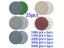 25pcs 3inch Sandpaper Hook Loop Sanding Disc Water/Dry Sand Paper Abrasive Carousel 7