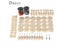 76Pcs Dremel Accessories Abrasive Soft Felt Ing Burr Polishing Pad Polishing Carousel 1