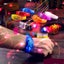 Voice-control Bracelet Glo-sticks Electronic LED Flashing Bracelet Carousel 3