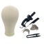 Canvas Block Head Kit Training Mannequin Wig Head Display Styling Mannequin Carousel 4