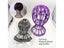 Wig Stand Hat Cap Holder Foldable Wig Head Stand Storage Rack Carousel 6