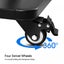 32"-75" Mobile TV Basket Mount Floor Stand Mobile Wheel Carousel 14