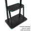 32"-75" Mobile TV Basket Mount Floor Stand Mobile Wheel Carousel 15