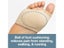 2PCS Silicone Metatarsal Sleeve Pads Half Toe Bunion Sole Forefoot Gel Pads Carousel 7