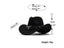 New Wome Men Black Wool Chapeu Western Cowboy Hat Gentleman Jazz Sombrero Carousel 7