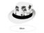 Men Beach Hat Breathable Short Brim Tree Print Contrast Color Flat Top Sun Carousel 7