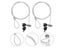 2 Sets New Notebook Pc Lock Security Security China Cable Chain With Key Carousel 7
