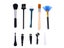 1Set Laptop Keyboard Cleaning Tools Brush Kit 10pcs Small Tools Car Phone Dust Carousel 7