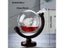 Creative Globe Decanter Set With Lead-free Carafe Exquisite Wood-stand And 2 Carousel 5