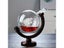 Creative Globe Decanter Set With Lead-free Carafe Exquisite Wood-stand And 2 Carousel 4