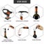 Deluxe Wine Opener Accessories Gift Tools Set With Waiters Corkscrew 5 Piece Carousel 6