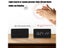 Wooden Square LED Smart Alarm Clock For Bedrooms With Temp Voice Control Carousel 5