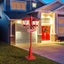 188cm Christmas LED Street Light Post Xmas Snowing Music Outdoor Lamp Carousel 2