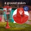 188cm Christmas LED Street Light Post Xmas Snowing Music Outdoor Lamp Carousel 5