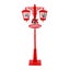 188cm Christmas LED Street Light Post Xmas Snowing Music Outdoor Lamp Carousel 11