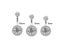 Moonso Fashion Halo 925 Sterling Silver Navel Belly Button Rings For Women Carousel 3