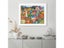 HUACAN Cross Stitch Bookshelf Scenery Needlework Set 14CT 40x50cm Carousel 3