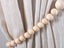 2 X 49CM Magnetic Curtain Tieback Boho Wooden Bead Rope Curtain Ties Carousel 8