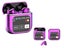 Bluetooth 5.4 Wireless Earbuds In Ear Headphones with Smart Charging Case Purple Carousel 1