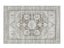 Vintage Design Runner Area Rug Doormat Allover Boho Machine Washable Mat Grey Carousel 2