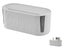 White Cable Wire Management Case Power Plug Socket Storage Organizer Box Carousel 1