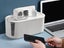 White Cable Wire Management Case Power Plug Socket Storage Organizer Box Carousel 3