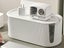 White Cable Wire Management Case Power Plug Socket Storage Organizer Box Carousel 4