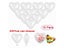 10 PCS Heart Shape Balls Transparent Plastic Home Decorations Fillable Baubles Carousel 1