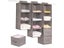 Wardrobe Hanging Storage Bag Interlayer Drawer Type Clothes Clothes Organizer Carousel 3
