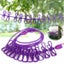 Portable Elastic Travel Clothes Rack Windproof Outdoor Clothesline With 12 Carousel 4